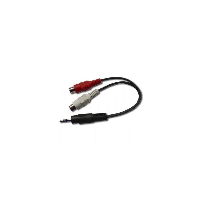 GEMBIRD kabel mnijack - 2xCinch (F), 20cm