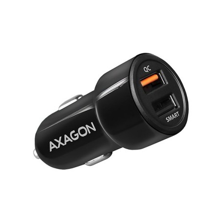 AXAGON PWC-QC5, QUICK a SMART nabíječka do auta, 2x port QC3.0/AFC/FCP + 5V-2.6A, 31.5W