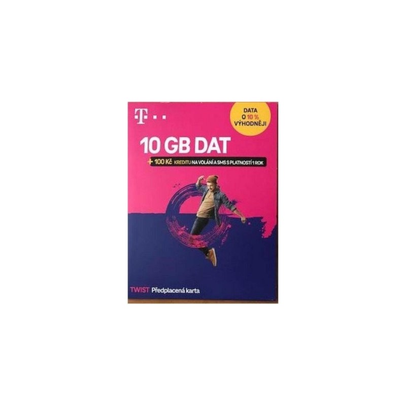 T-Mobile SIM Twist s Námi 10GB