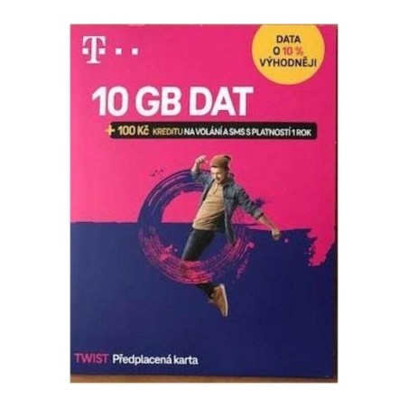 T-Mobile SIM Twist s Námi 10GB