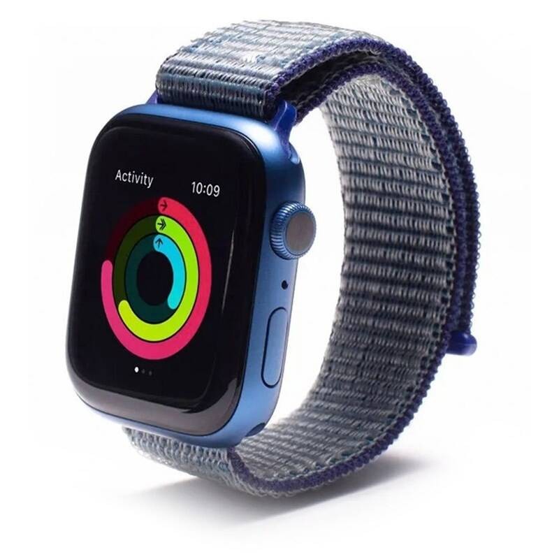 ZAGG GEAR4 sp. řemínek Apple Watch 41/40/38mm modrá
