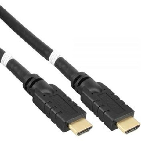 PREMIUMCORD KabelHDMI High Speed with Ether.4K@60Hz, se zesilovačem,25m, 3x stínění, M/M, zlacené konektory