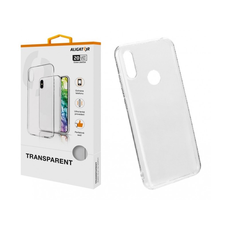 ALIGATOR Pouzdro Transparent Huawei Y6s/Honor 8A