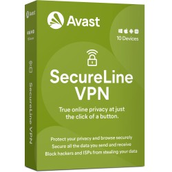 Avast SecureLine VPN Multi-device up to 10 device 2Y