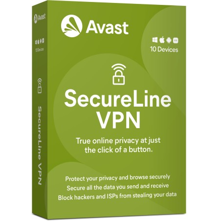 Avast SecureLine VPN Multi-device up to 10 device 2Y