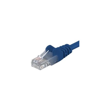 PremiumCord Patch kabel UTP RJ45-RJ45 CAT6 1m modrá