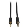 Audio kabel pro mikrofony, reproduktory a sluchátka stereo 3.5mm jack (Samec/Samec), 1.83m