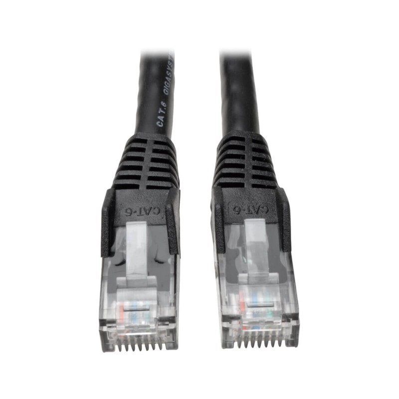 Ethernetový kabel Cat6 Gigabit Snagless Molded (UTP) (RJ45 Samec/Samec), černá, 3.05m