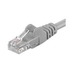 PremiumCord Patch kabel UTP RJ45-RJ45 CAT6 3m šedá