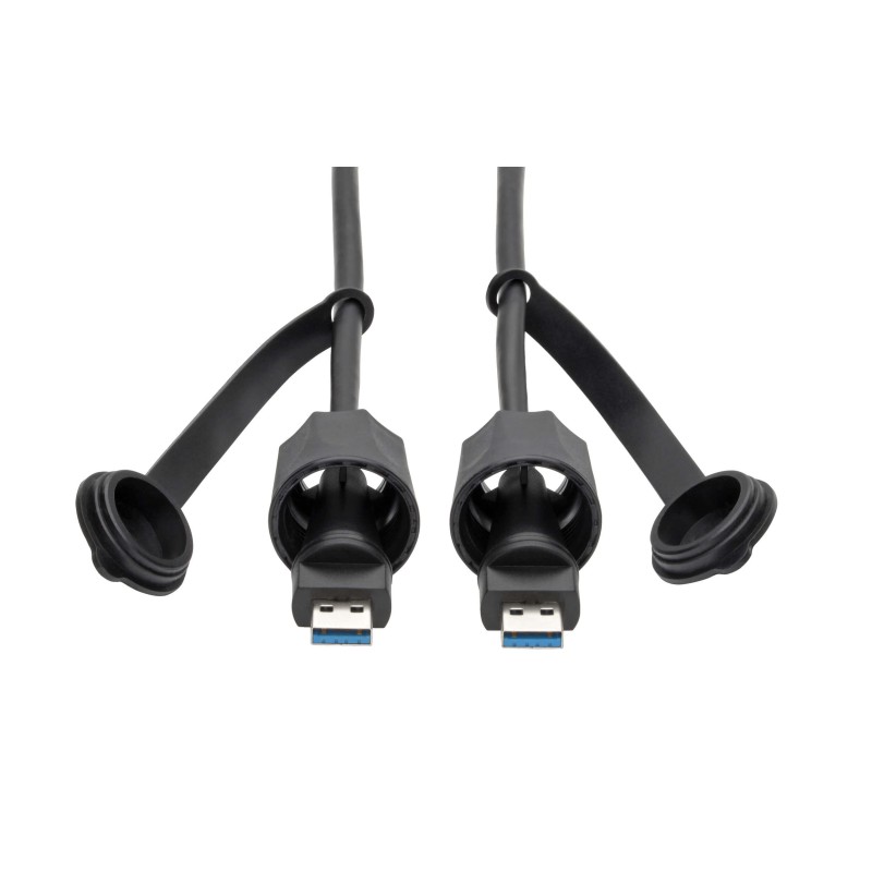 Kabel USB-A / USB-A, SuperSpeed, USB 3.0/3.1, odolný IP68, stíněný, (Samec/Samec), 1.83m