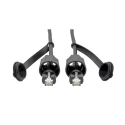 Ethernetový kabel odolný IP68, Cat5e/Cat6 STP (RJ45 Samec/Samec), 15.24m
