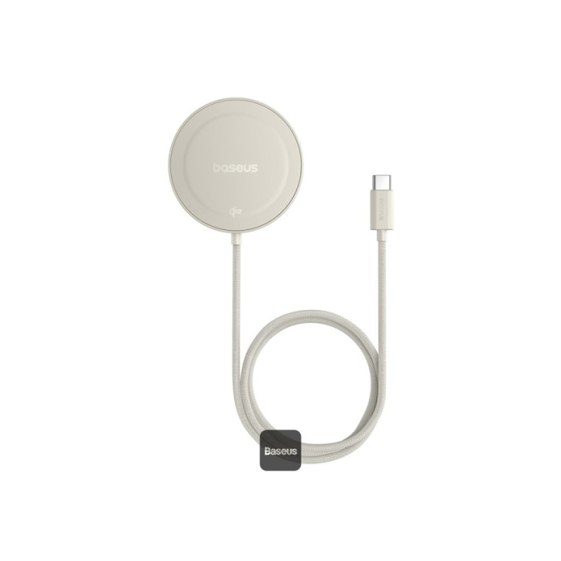 Baseus bezdrátová nabíjecí magnetická podložka Simple Mini4 Qi2 15W zlatá