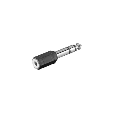 PremiumCord adaptér 6,3mm Stereo plug - 3,5mm Stereo jack (M/F)