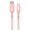 TB Touch USB-A - USB-C, růžový 1m