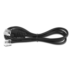 Kabel RJ12 24V pro pokladní zásuvku a tiskárnu, 1,1 m, černý