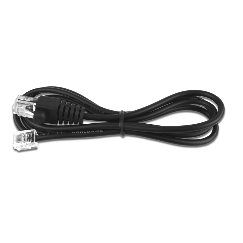 Kabel RJ12 24V pro pokladní zásuvku a tiskárnu, 1,1 m, černý