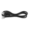 Kabel RJ12 24V pro pokladní zásuvku a tiskárnu, 1,1 m, černý