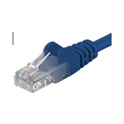 PREMIUMCORD Patch kabel UTP RJ45-RJ45 CAT5e 0.25m modrá
