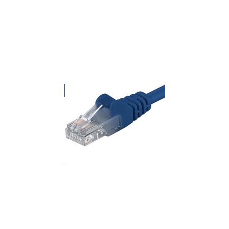 PREMIUMCORD Patch kabel UTP RJ45-RJ45 CAT5e 0.25m modrá