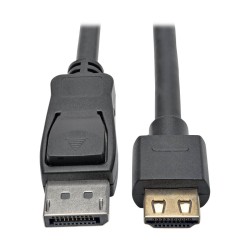 Video kabel aktivní adaptér DisplayPort 1.2 / HDMI uchop.konektor 4K 60Hz HDCP (Samec/Samec), 1.8m