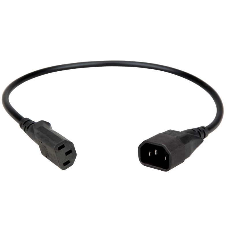 Prodl.kabel IT METER,C13/C14 pro ochr.krytky 1m