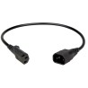 Prodl.kabel IT METER,C13/C14 pro ochr.krytky 1m