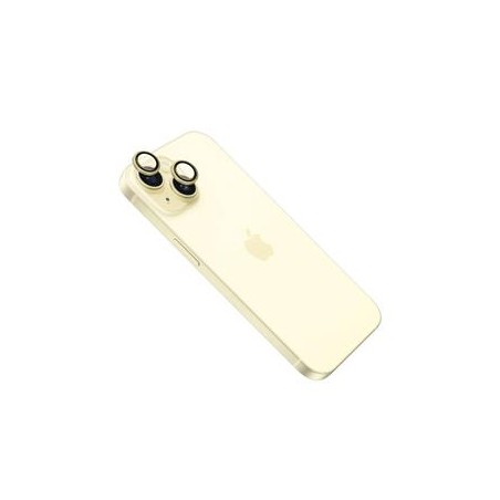 FIXED Camera Glass Apple iPhone 15/15 Plus, žlutá