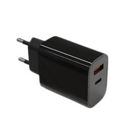 TB Touch USB-C + USB-A černá nabíječka