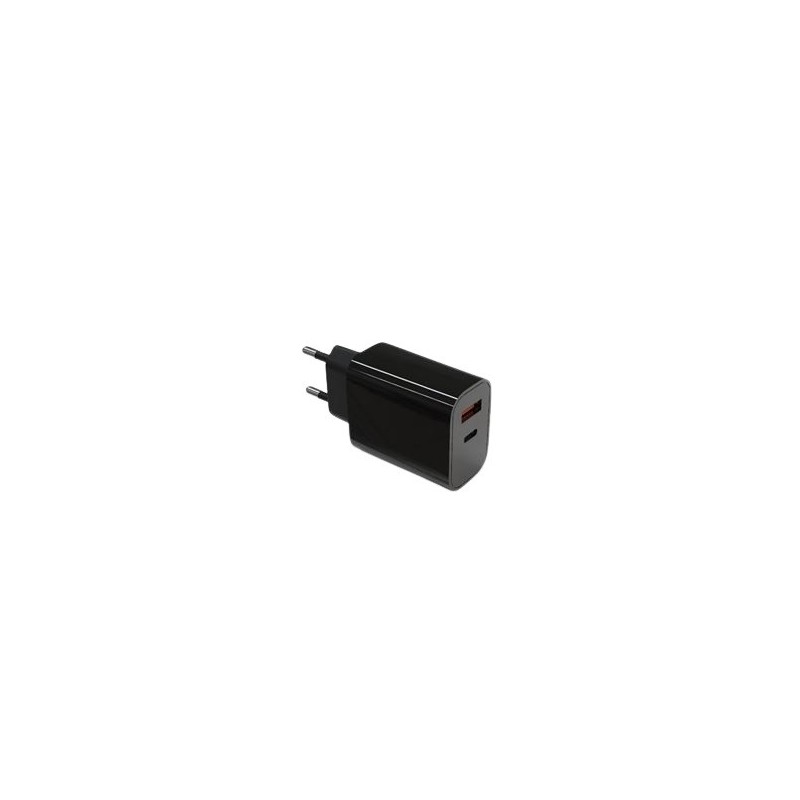 TB Touch USB-C + USB-A černá nabíječka
