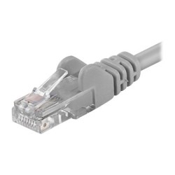 PremiumCord Patch kabel UTP RJ45-RJ45 level 5e 10m šedá