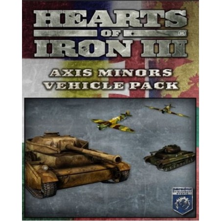 Hearts of Iron 3 Axis Minors Vehicle Pack – herní rozšíření pro PC (elektronická licence)