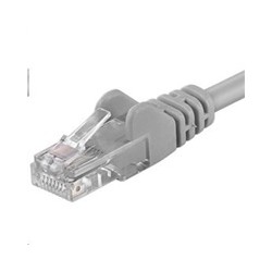 PREMIUMCORD Patch kabel UTP RJ45-RJ45 CAT5e 20m šedá