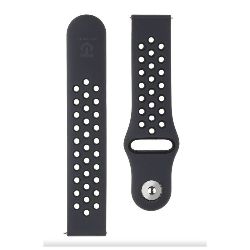 Tactical 856 Double Silikonový Řemínek 20mm Black