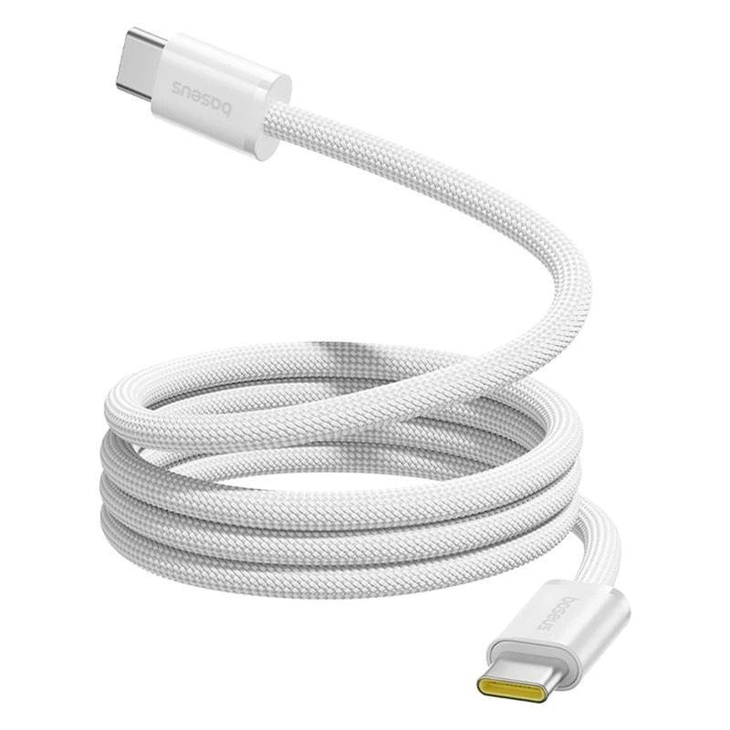 Baseus Dynamic 4 Pro Series Datový Kabel USB-C - USB-C 100W 1m Moon White