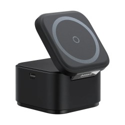 Baseus MagPro 3v1 Magnetická Bezdrátová Nabíječka 25W Cosmic Black