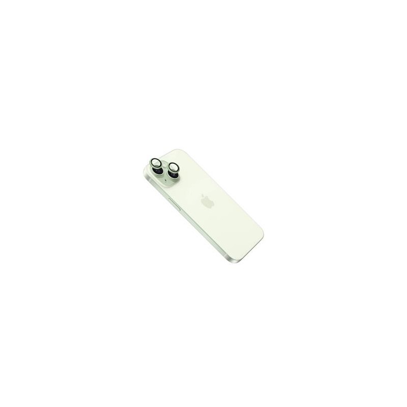 FIXED Camera Glass Apple iPhone 15/15+, světle zel