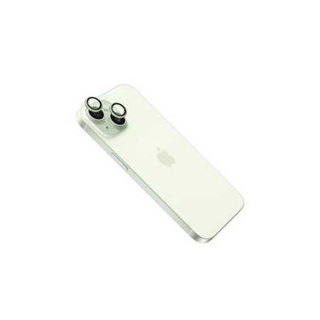 FIXED Camera Glass Apple iPhone 15/15+, světle zel