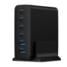 Gembird Universal charger 75W 2x USB-A, 4x USB-C