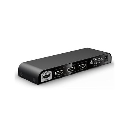 PremiumCord HDMI switch 3:1, 4K@60Hz, dálkové ovl.