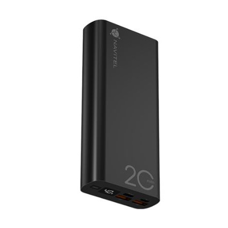 Powerbanka NAVITEL PWR20 AL černá s kapacitou 20000 mAh