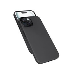 Epico Mag+ kožený kryt iPhone 15 Plus - černá