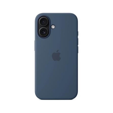 iPhone 16 Silicone Case with MS - Denim