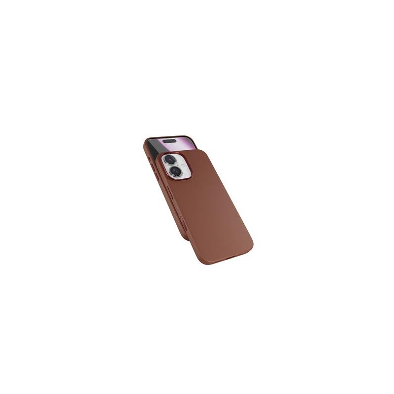 Epico Mag+ kožený kryt iPhone 16 Plus - hnědá
