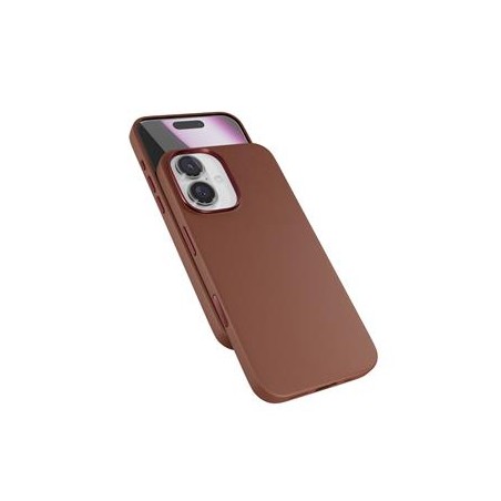 Epico Mag+ kožený kryt iPhone 16 Plus - hnědá