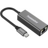 PremiumCord převodník USB-C na Gigabit konektor RJ45
