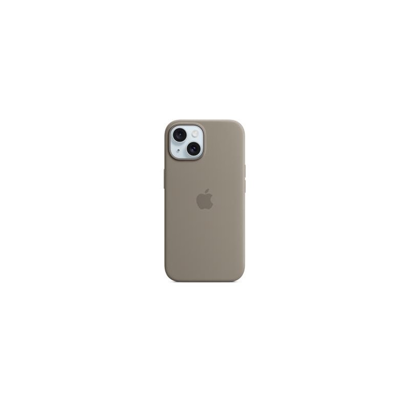 iPhone 15 + Silicone Case with MagSafe - Clay