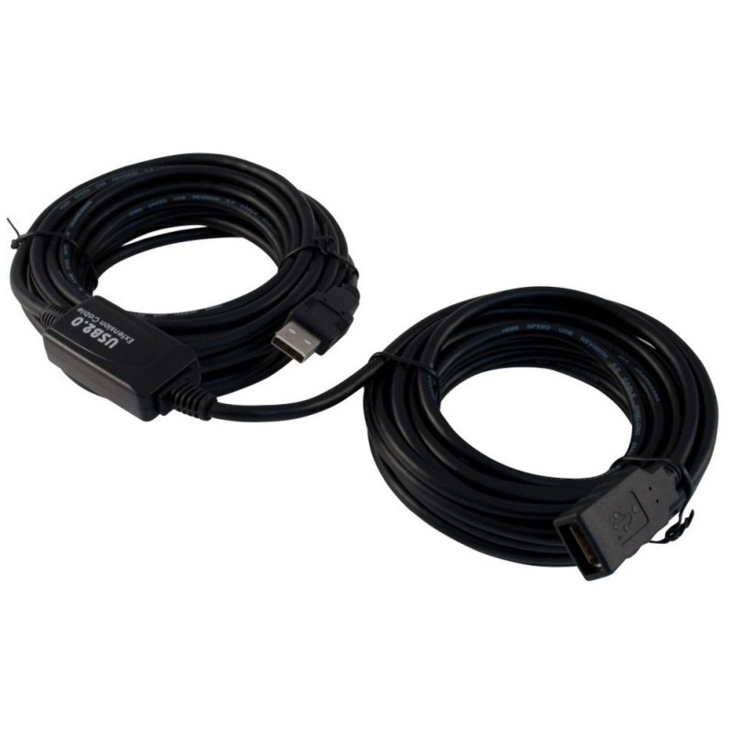 PremiumCord USB 2.0 repeater a prodlužovací kabel A/M-A/F 15m