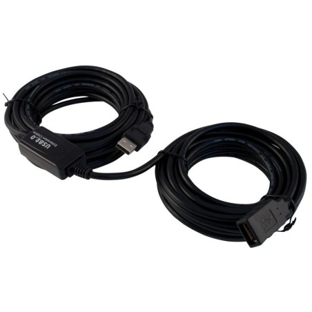 PremiumCord USB 2.0 repeater a prodlužovací kabel A/M-A/F 15m