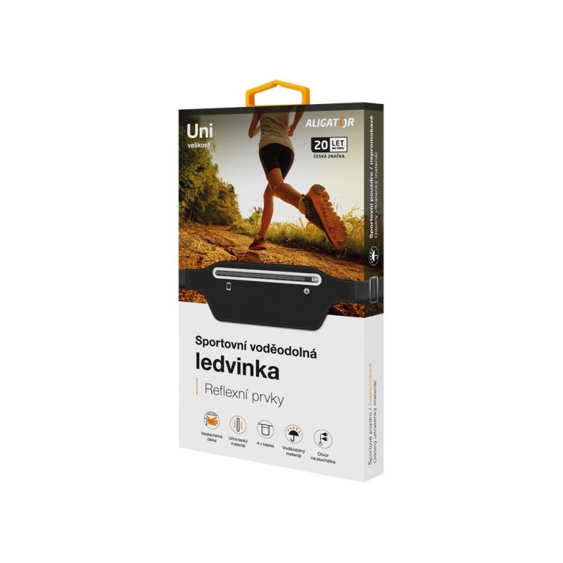 Sportovní ledvinka ALIGATOR černá