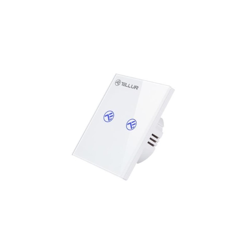 Tellur WiFi Smart Spínač, 2 porty, 1800W, 10A bílý